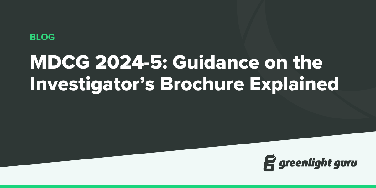 MDCG 2024-5: Investigator’s Brochure Explained [Guide]